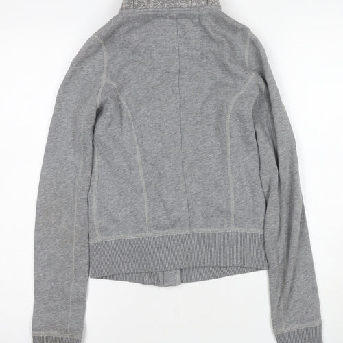 Abercrombie & Fitch Women's Grey Bomber Jacket, S