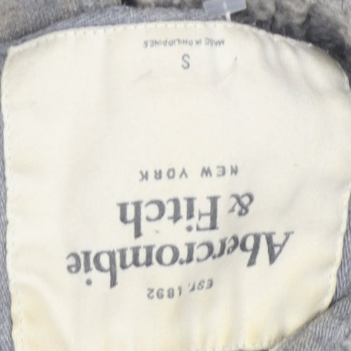 Abercrombie & Fitch Women's Grey Bomber Jacket, S