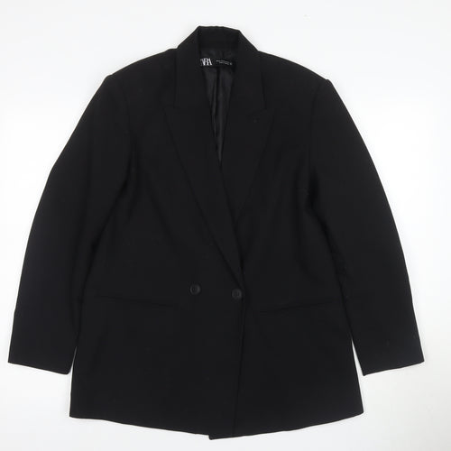 Zara Women's Black Blazer XS - Elegant Workwear