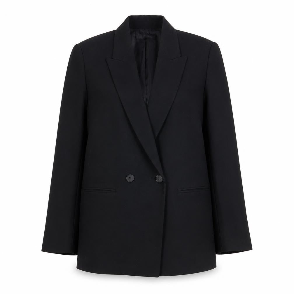 Front view of Zara Women's Black Blazer XS - Elegant Workwear