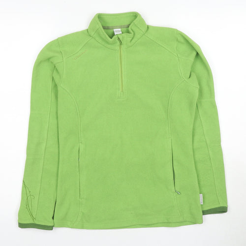 Decathlon Women's Green XS Fleece Pullover Sweatshirt