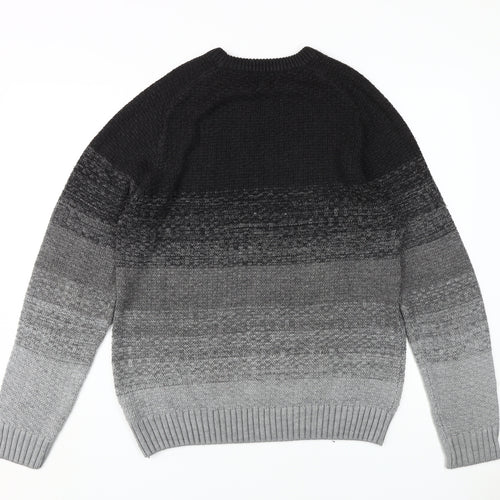 Next Men's Grey Cable-Knit Pullover Jumper M