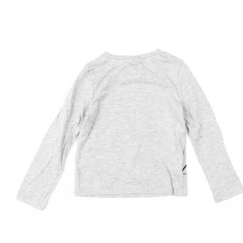 Boys Grey Spider-Man Graphic Long Sleeve T-Shirt 4-5 Years