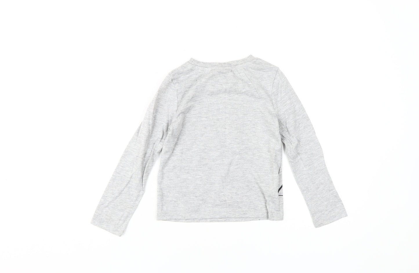 Boys Grey Spider-Man Graphic Long Sleeve T-Shirt 4-5 Years