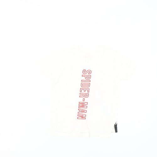 Marvel Spider-Man Boys' White Graphic T-Shirt 4-5 Years