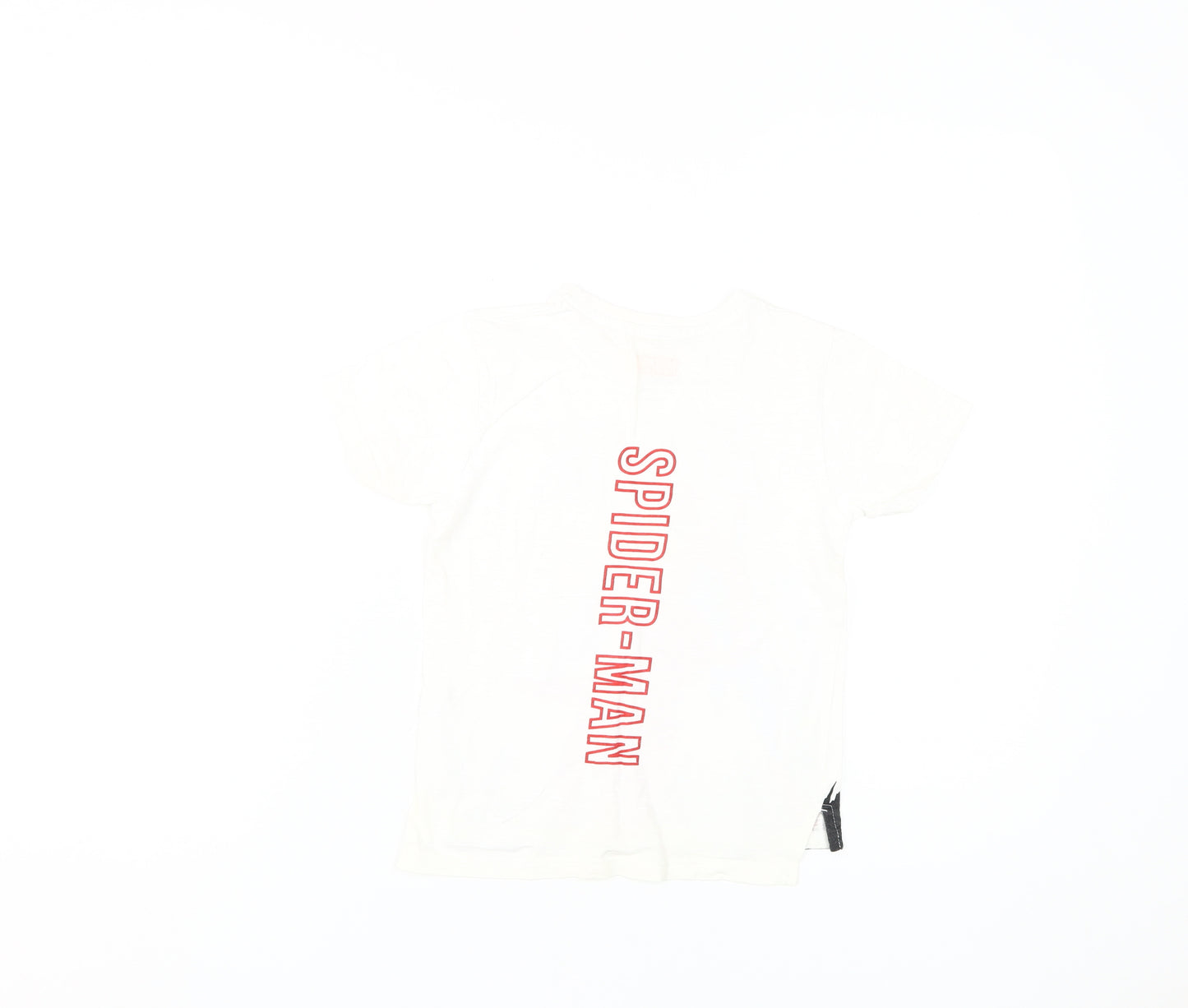 Marvel Spider-Man Boys' White Graphic T-Shirt 4-5 Years