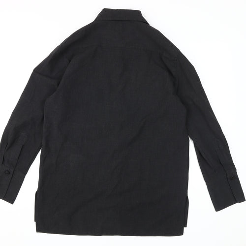 Zara Women's Black XS Button-Up Shirt