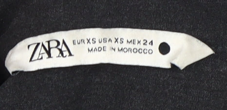 Zara Women's Black XS Button-Up Shirt