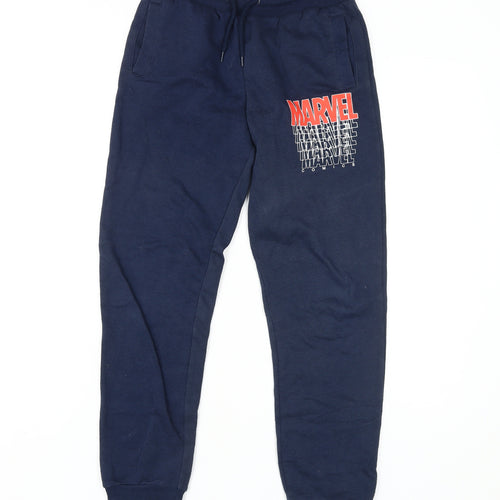 Marvel Boys Blue Jogger Trousers, 11-12 Years, Comics, Elastic Waist