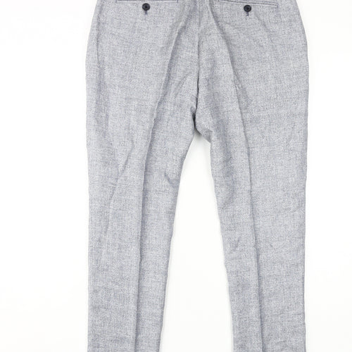 Reiss Men's Grey Dress Pants - Size 30, Formal Wear
