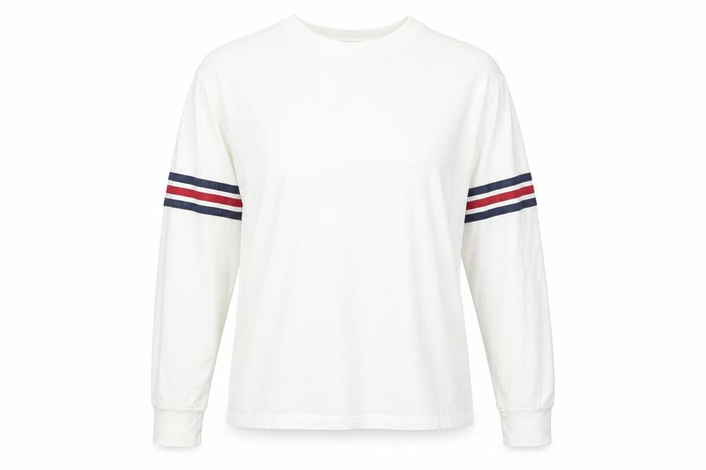 Brandy Melville Women’s White Long Sleeve T-Shirt