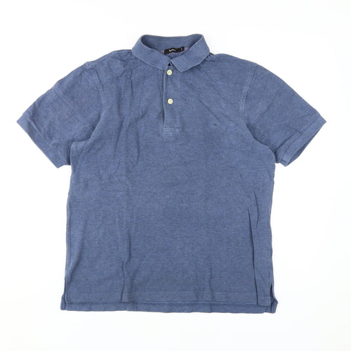 Bossini Men's Blue Polo Shirt - Size S, Casual Summer Wear