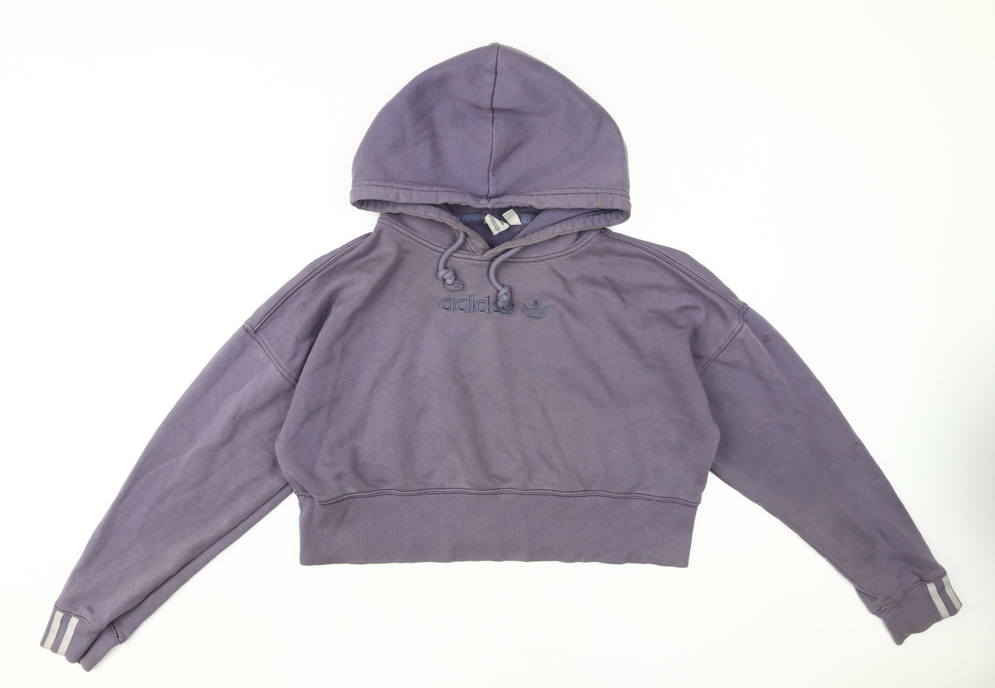 Adidas Women's Purple Pullover Hoodie Size 10