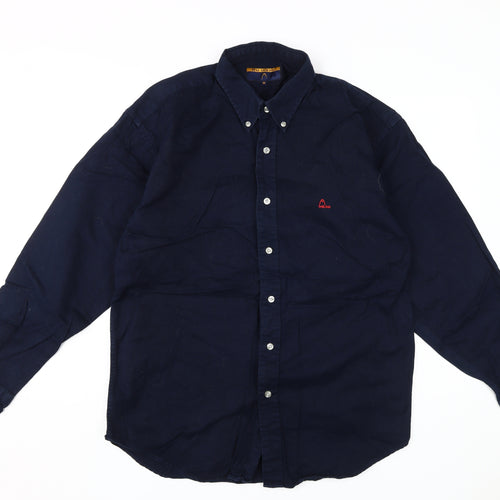 Head Originals Men's Blue M Cotton Casual Shirt