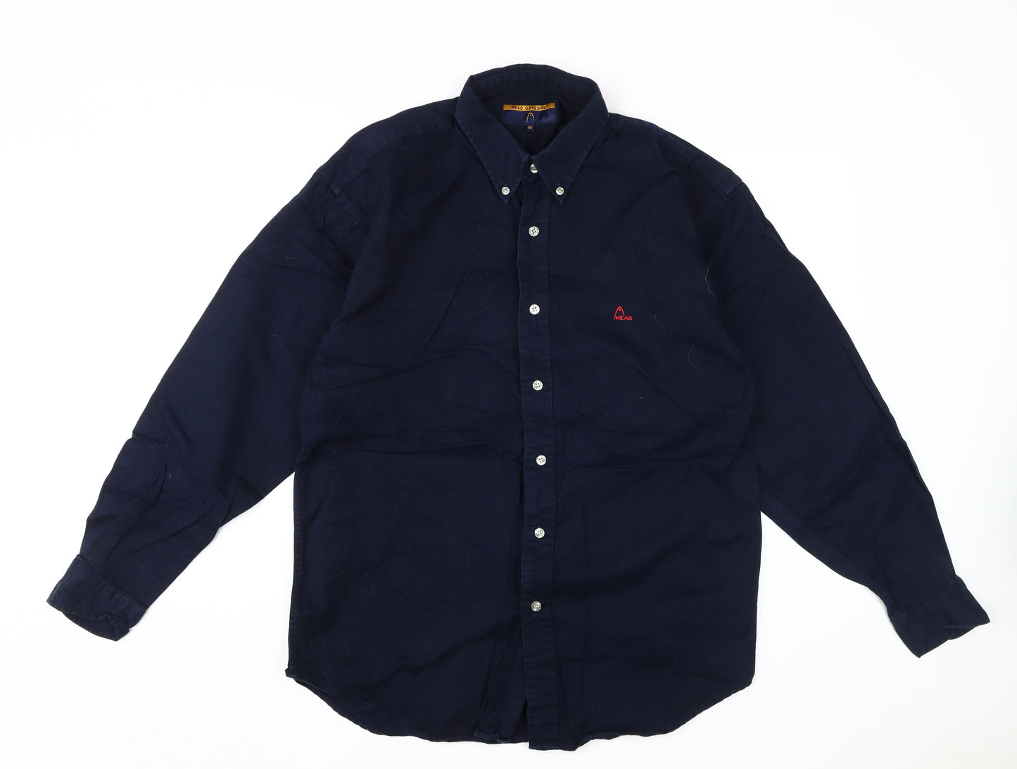 Head Originals Men's Blue M Cotton Casual Shirt