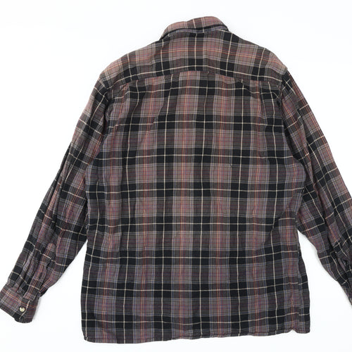 Champion Men's Multicoloured Plaid Shirt Size L