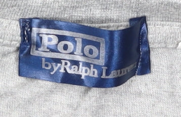 Polo Ralph Lauren Men’s Grey T-Shirt, Size M, Classic Logo