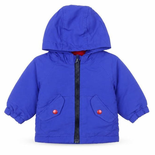 Early Days Unisex Baby Blue Jacket 0-3 Months with Hood