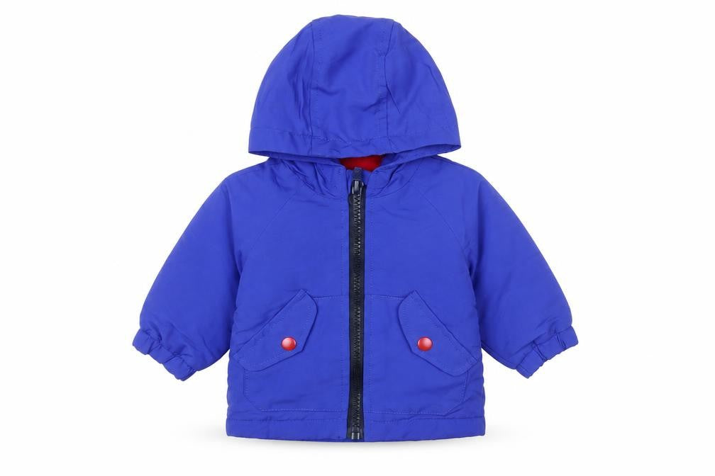 Early Days Unisex Baby Blue Jacket 0-3 Months with Hood