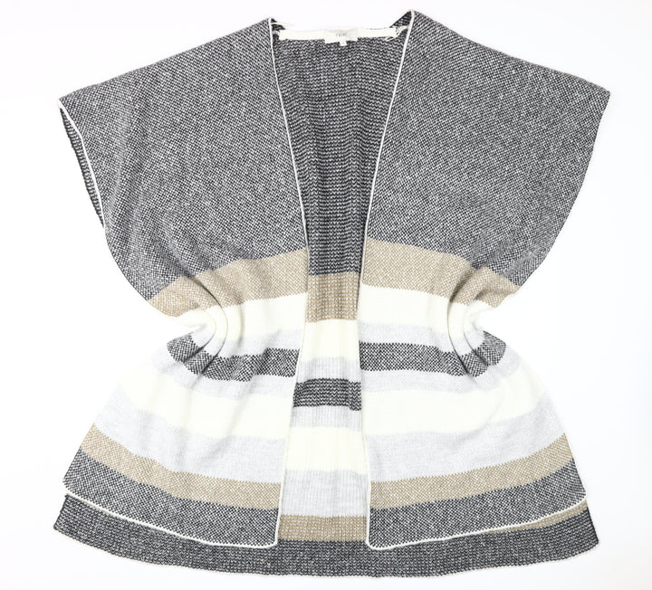 Next Women's Multicoloured Cape Jumper, Medium, Striped