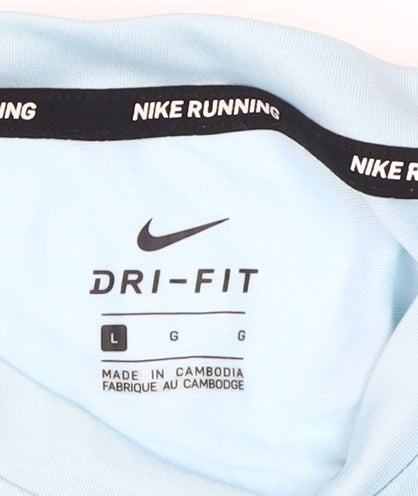 Nike Men's Blue Running Tank Top - Size L