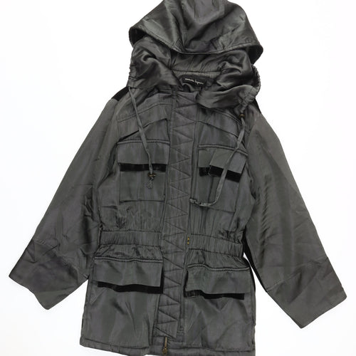 Nanette Lepore Women's Green Hooded Parka Jacket XS