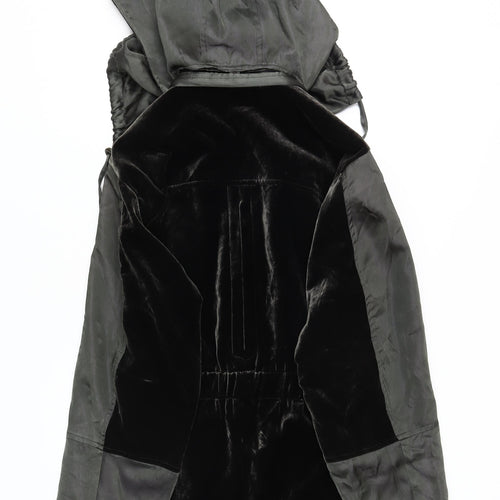 Nanette Lepore Women's Green Hooded Parka Jacket XS