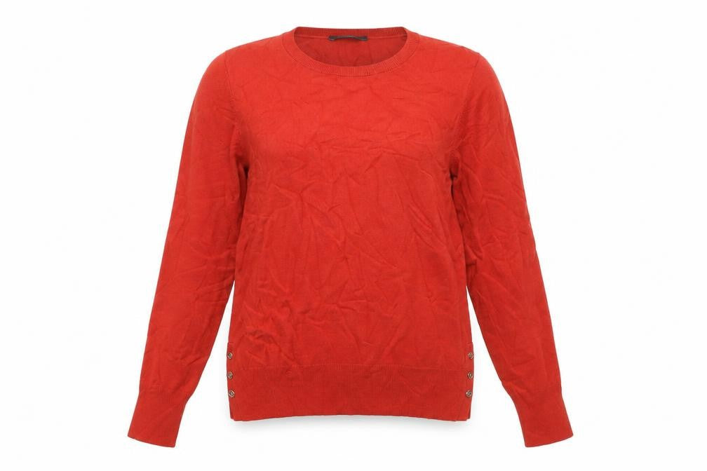 Front view of Ann Taylor Women's Red jumper, size S