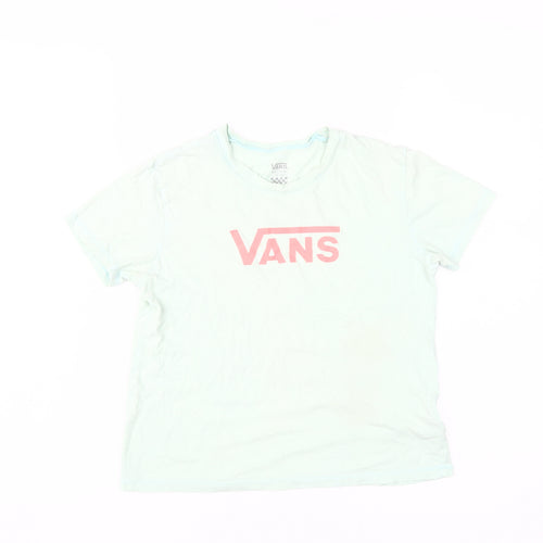 Vans Unisex White T-Shirt, Medium, Casual Basic