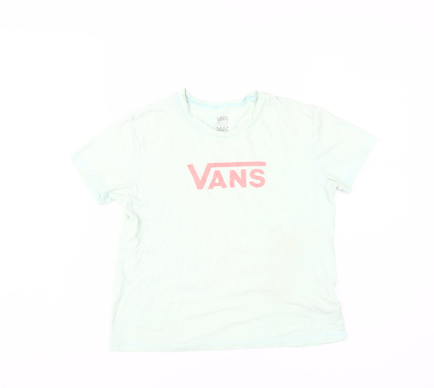 Vans Unisex White T-Shirt, Medium, Casual Basic