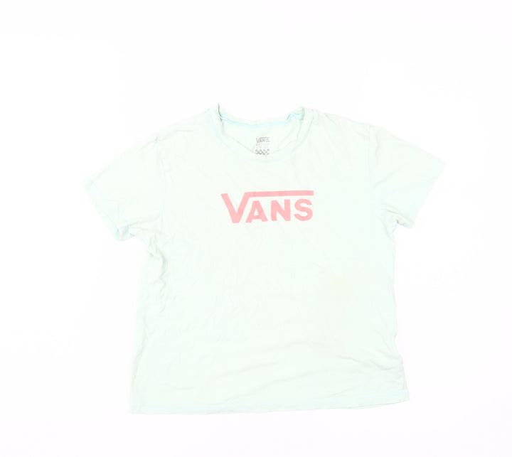 Vans Unisex White T-Shirt, Medium, Casual Basic