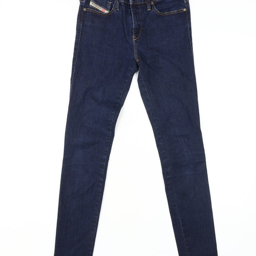 Diesel Women's Blue Skinny Jeans, Size 8, Stretch Denim