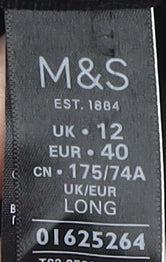 Marks and Spencer Women's Black Trousers Size 12