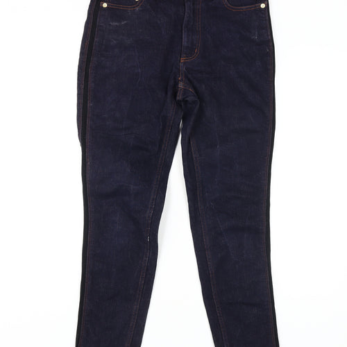 Erdem Women's Blue Straight-Leg Jeans Size 8