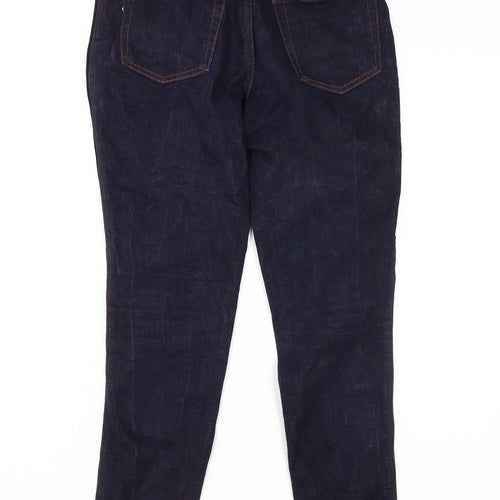 Erdem Women's Blue Straight-Leg Jeans Size 8