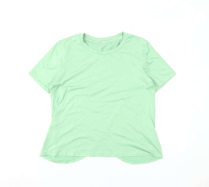 Marks and Spencer Women's Green T-Shirt Size 12