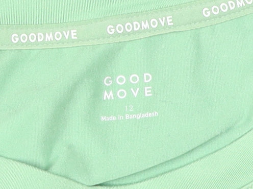 Marks and Spencer Women's Green T-Shirt Size 12