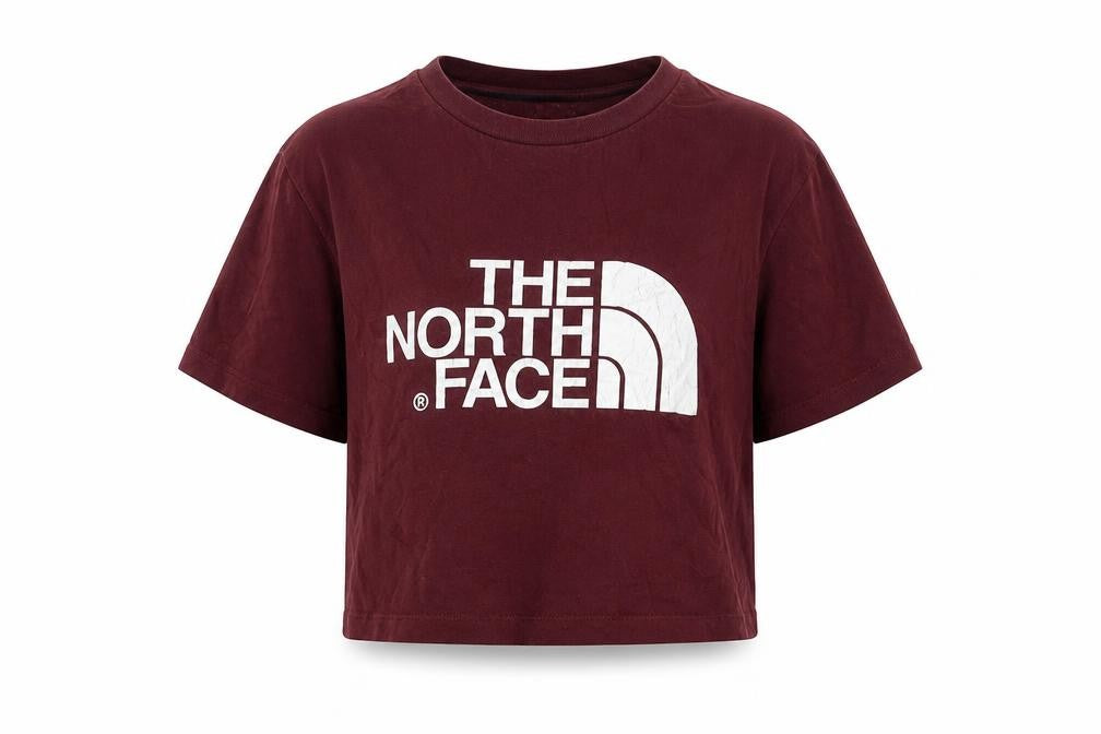 The North Face Women's Red XS Cropped T-Shirt