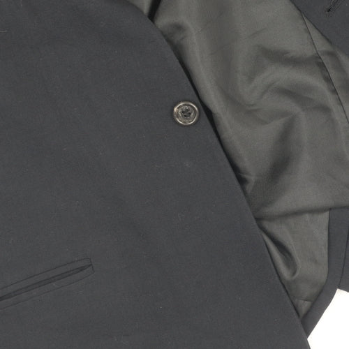 Willson Men's Black Blazer 38 Single-Breasted Formal