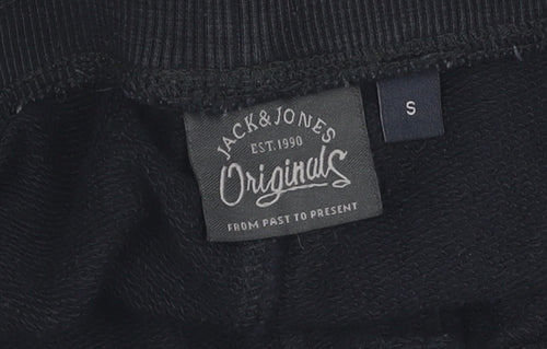 Jack & Jones Men's Black Sweat Shorts Size S