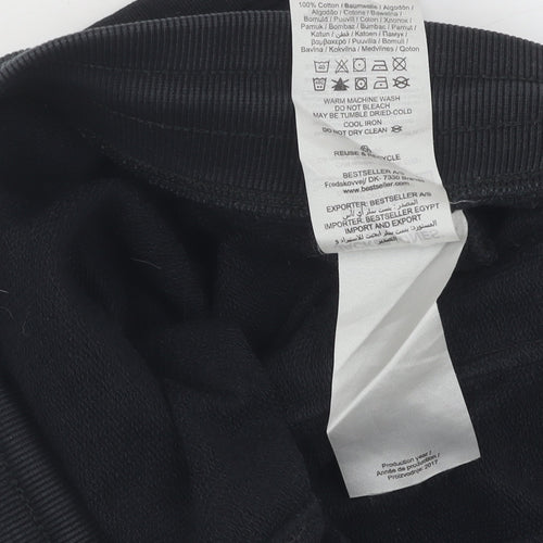 Jack & Jones Men's Black Sweat Shorts Size S