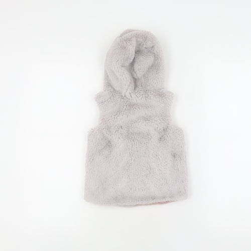 Cath Kidston Girls Grey Hooded Puffer Jacket 2-3 Years