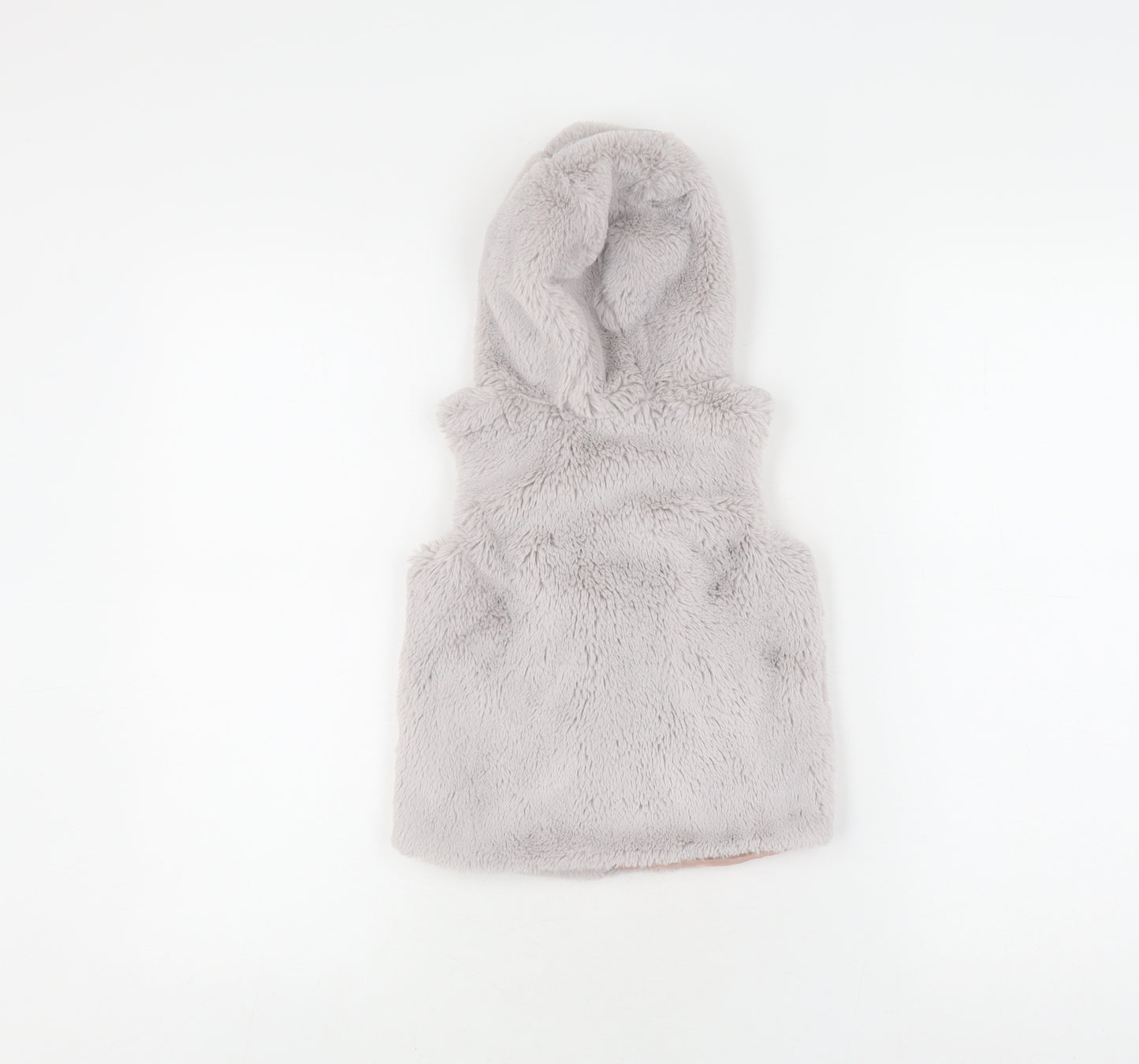 Cath Kidston Girls Grey Hooded Puffer Jacket 2-3 Years