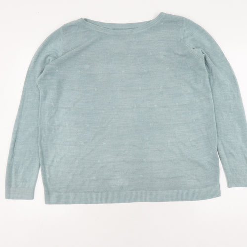 Maine Women's Blue Pullover Jumper, Size 16