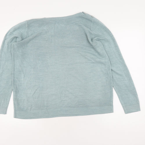 Maine Women's Blue Pullover Jumper, Size 16