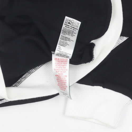 Marks and Spencer Girls Black Full Zip Jumper 10-11 Years