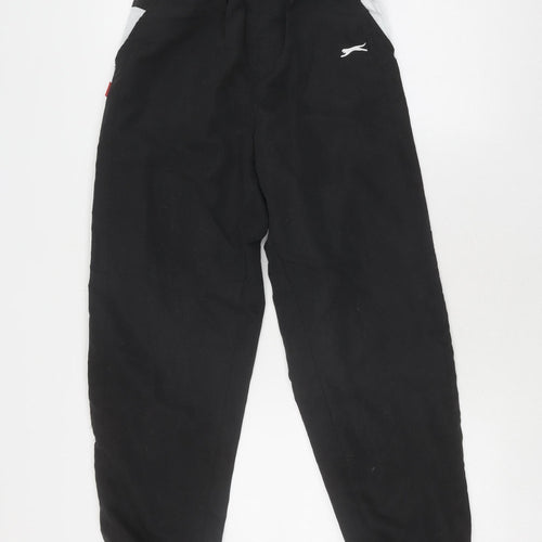 Slazenger Girls Black Track Pants, 13 Years, Activewear Trousers