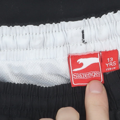 Slazenger Girls Black Track Pants, 13 Years, Activewear Trousers