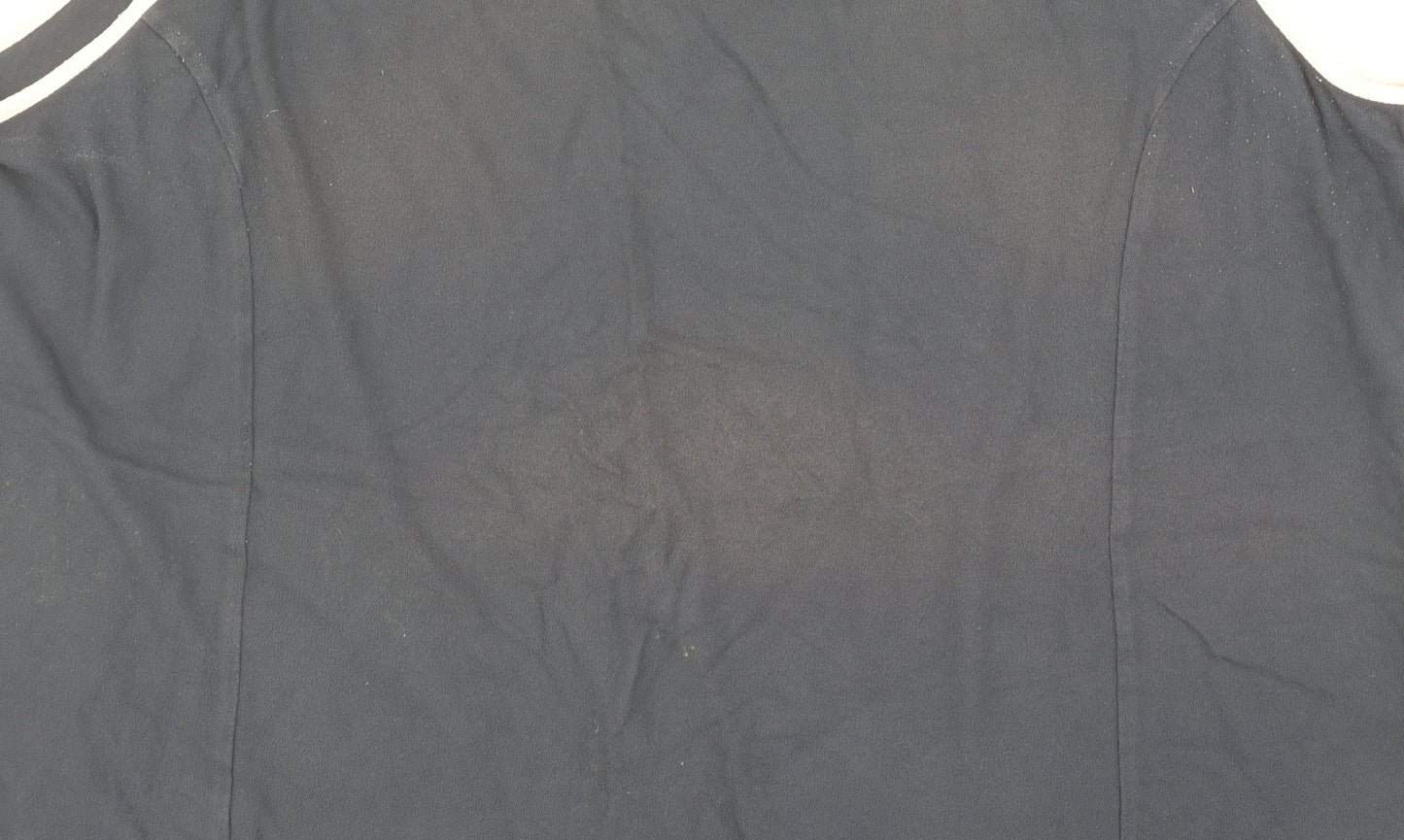 Ann Harvey Women's Blue Viscose Tank Size 24