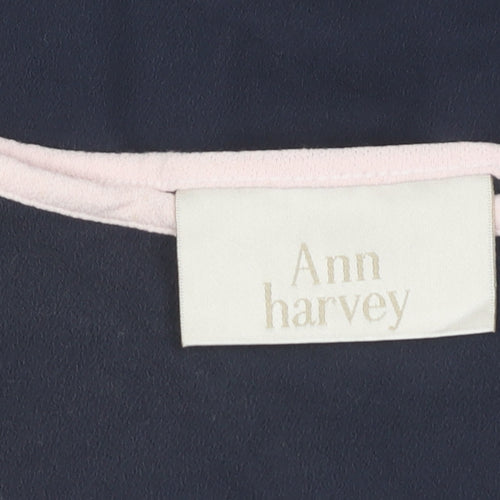 Ann Harvey Women's Blue Viscose Tank Size 24